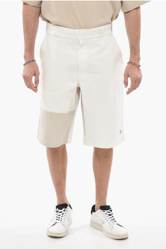 Shop Dickies Two-tone Loose Fit Shorts With Belt Loops