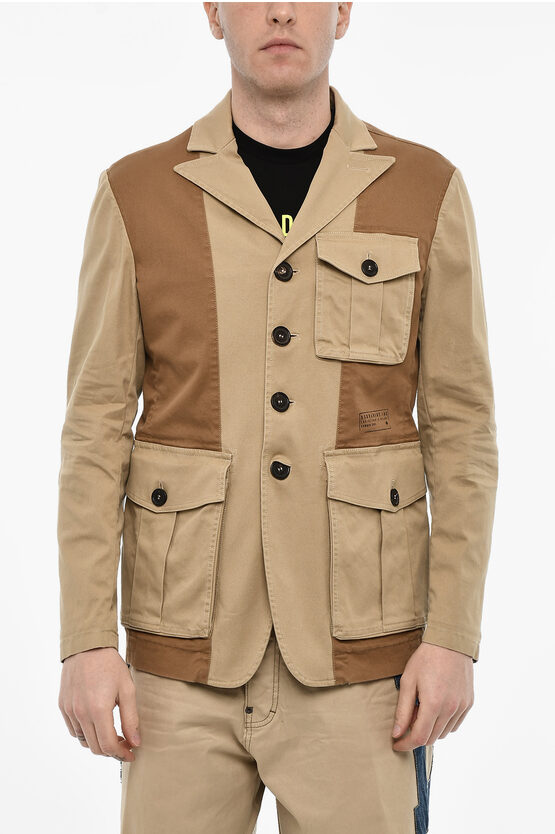 Dsquared2 Two-tone Sahariana Jacket