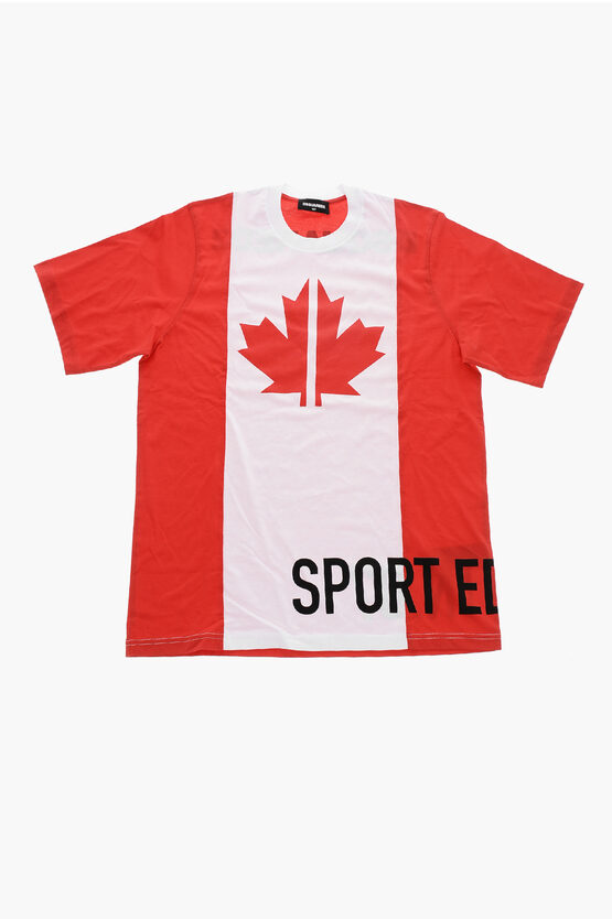 Two Tone SPORT EDITION T-Shirt with Print