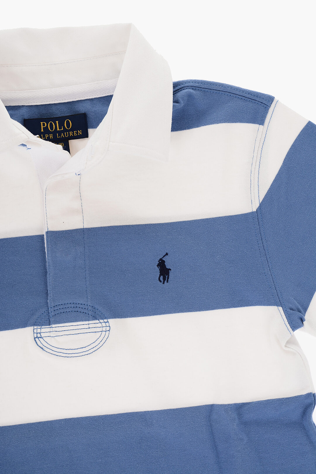 Polo Ralph Lauren Kids Two-Tone Striped Polo Shirt boys