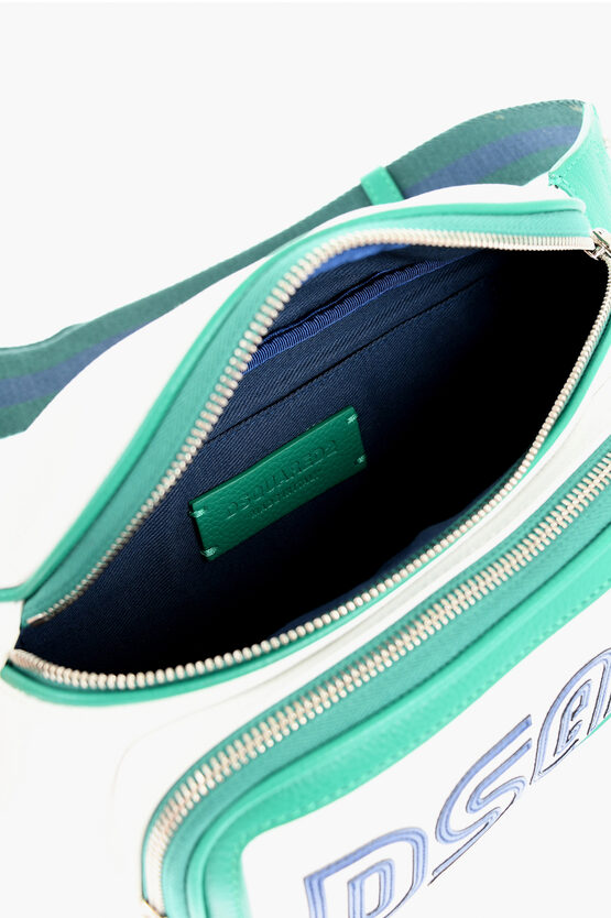 Dsquared2 Two-tone Textured Leather Bum Bag