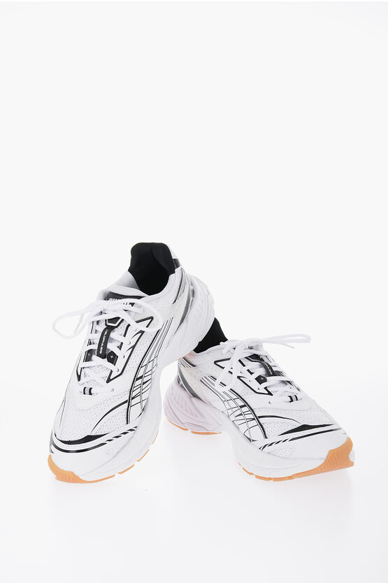 Puma Two-tone Velophasis Technisch Low-top Sneakers With Rubber D In White