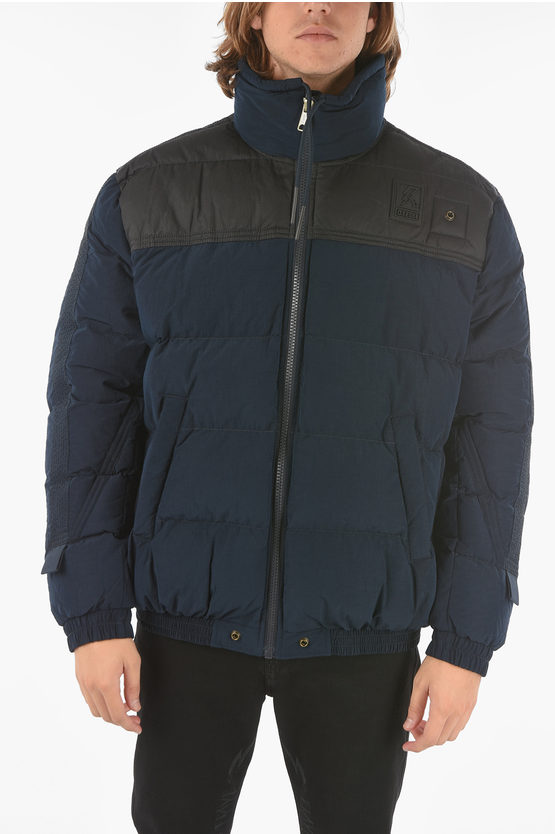 Diesel Two Tone W-BRIGGS Puffer Jacket with Zip Closure men - Glamood ...