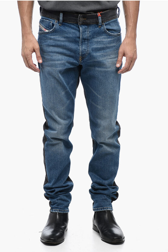 Shop Diesel Two-toned 1995-s3 Denims With Straight Leg 17cm