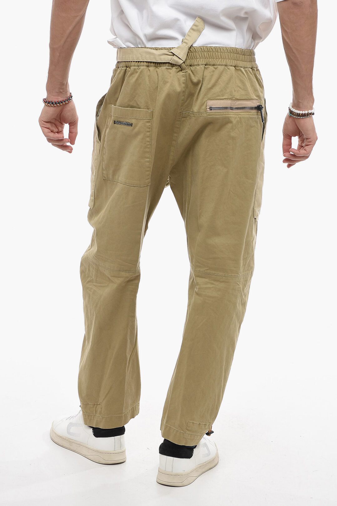 Dsquared2 Two-toned Pully Pants with Buckle men - Glamood Outlet Dsquared2 Two-toned Pully Pants with Buckle men - Glamood Outlet
