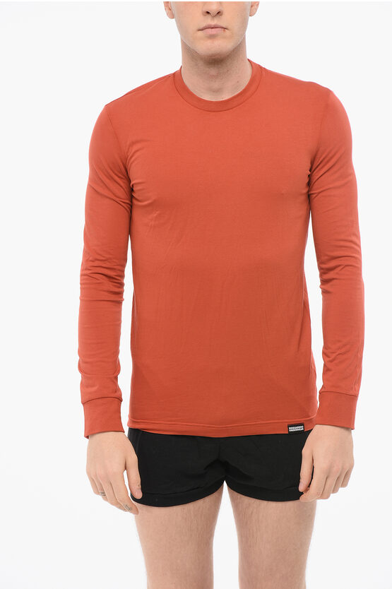 Dsquared2 Underwear Long Sleeved Crewneck Pajama Top