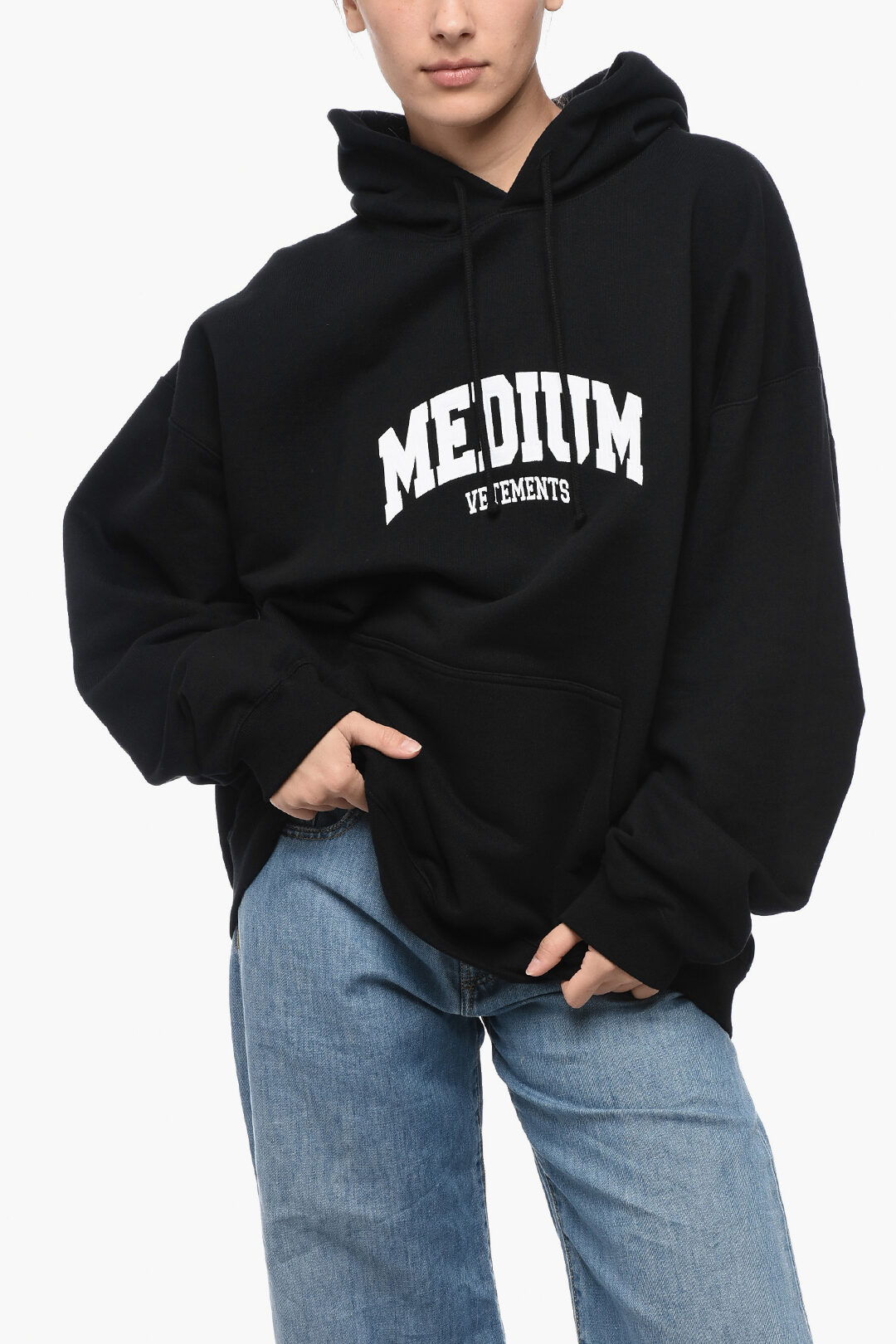 Vetements UNISEX Oversize Hoodie Sweatshirt with Embroidery unisex