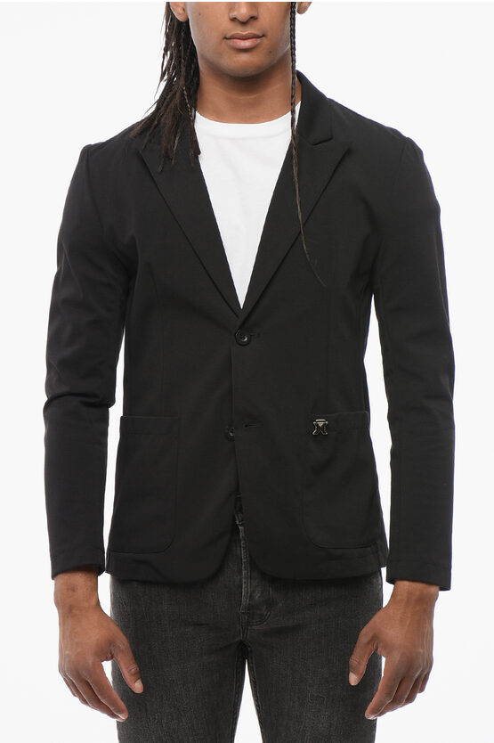 John Richmond Unlined Single Breasted Woe Blazer