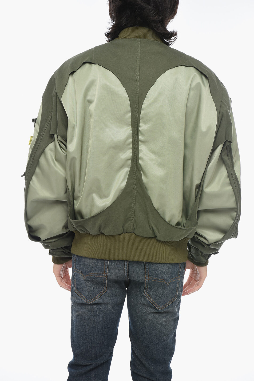 Diesel Utility J-CROSS Bomber with Fabric Inserts men Diesel Utility J-CROSS Bomber with Fabric Inserts men