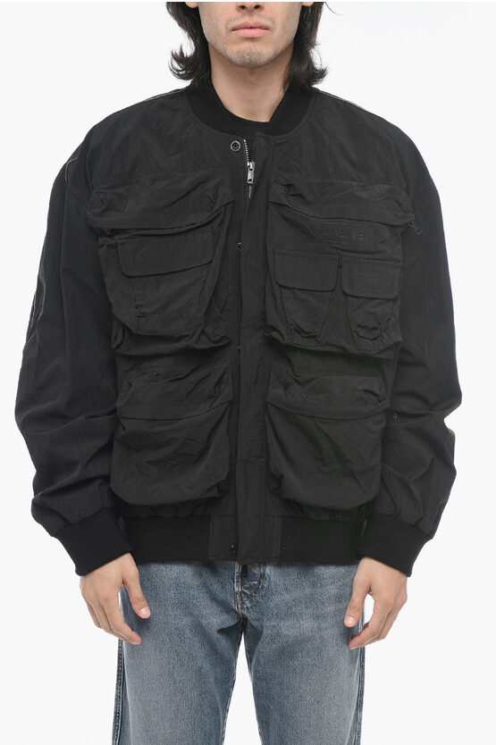 Shop Diesel Utility J-stain Bomber With Cuffs