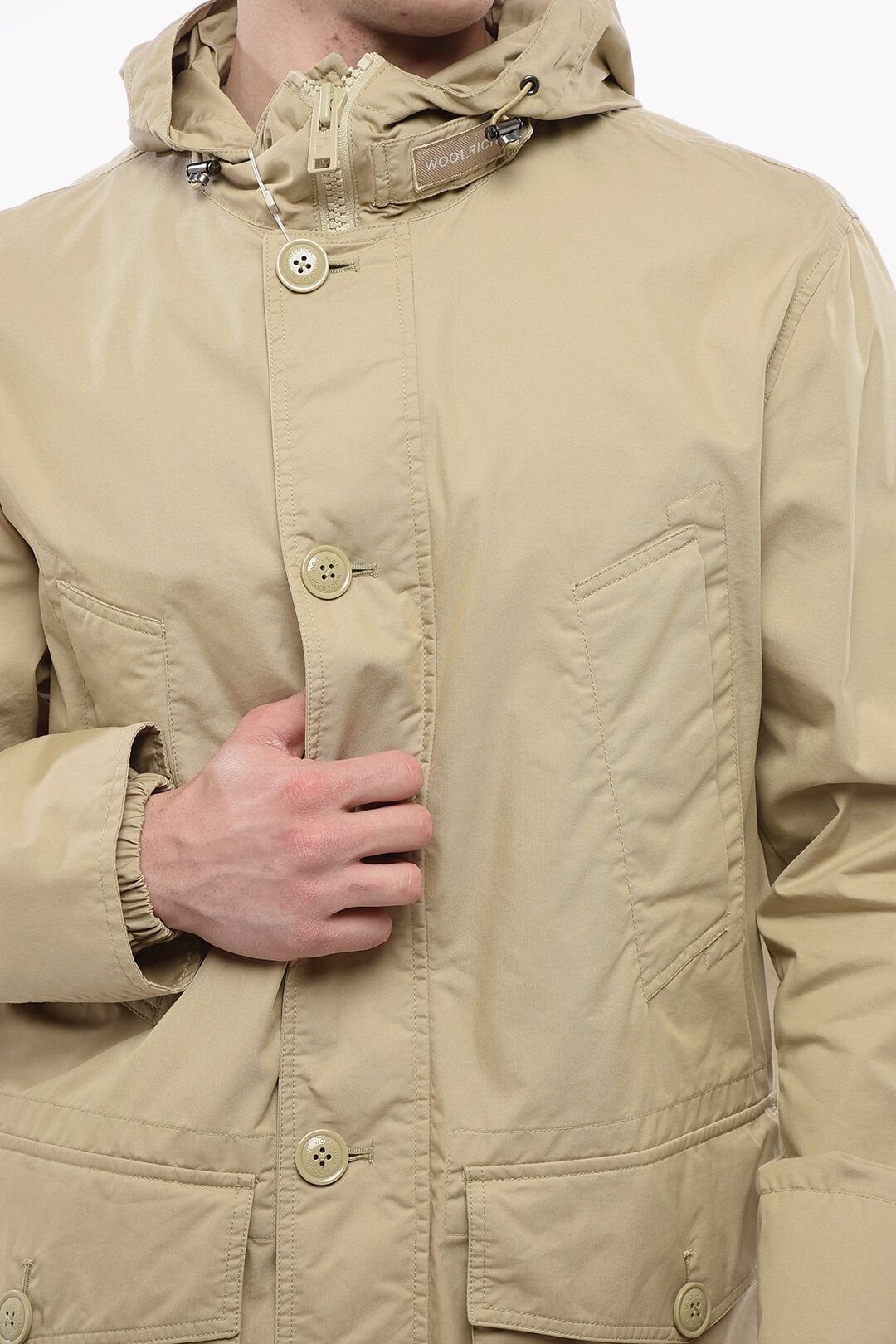 High Collar Woolrich Summer Parka Herren Polar Parka Hc Woolrich