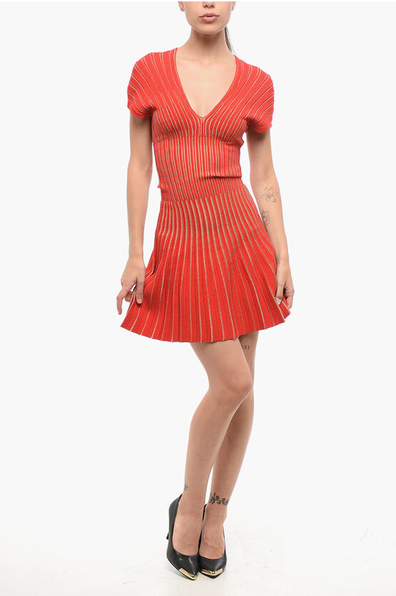 V-Neck Accordion Dr… - image