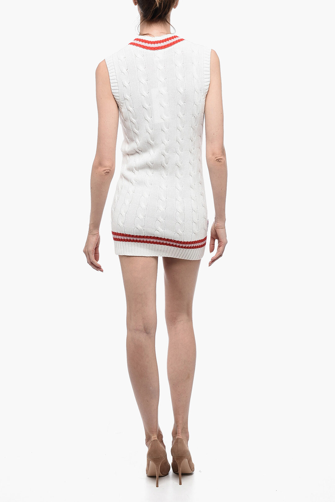 関税込【ETRO】V-neck printed cotton-blend minidress P01014688.jpg