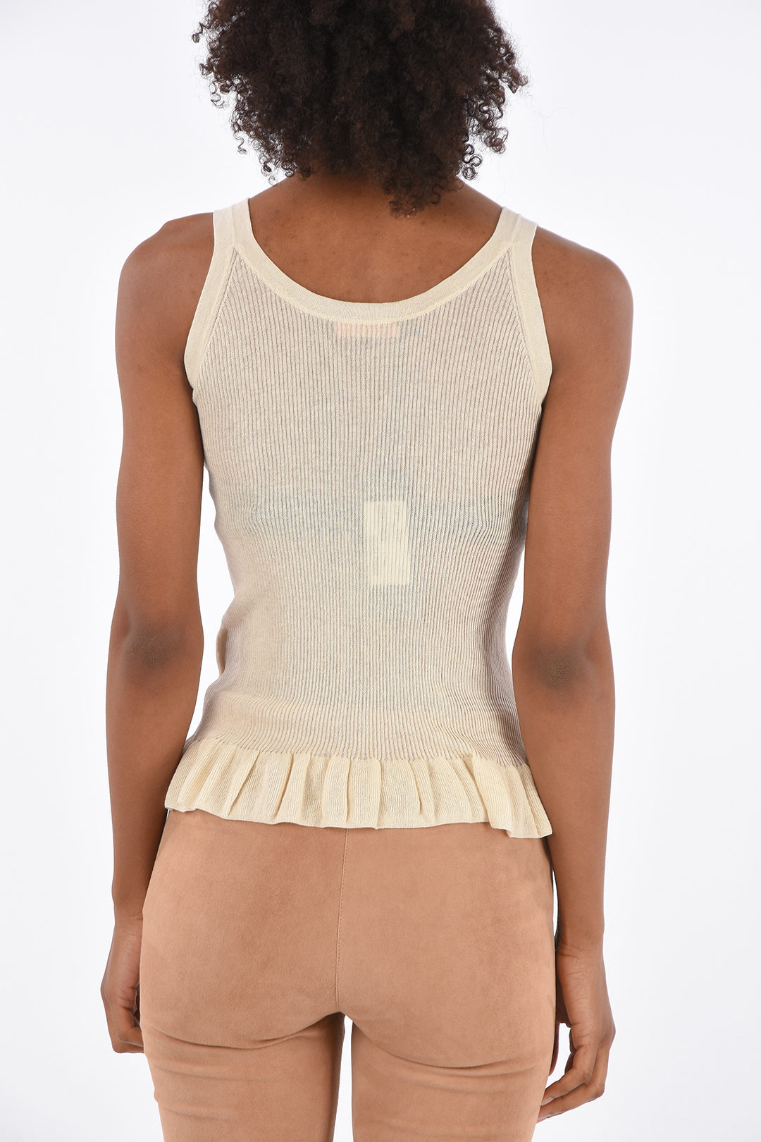 DROMe VNeck Knitted Tank Top women Glamood Outlet