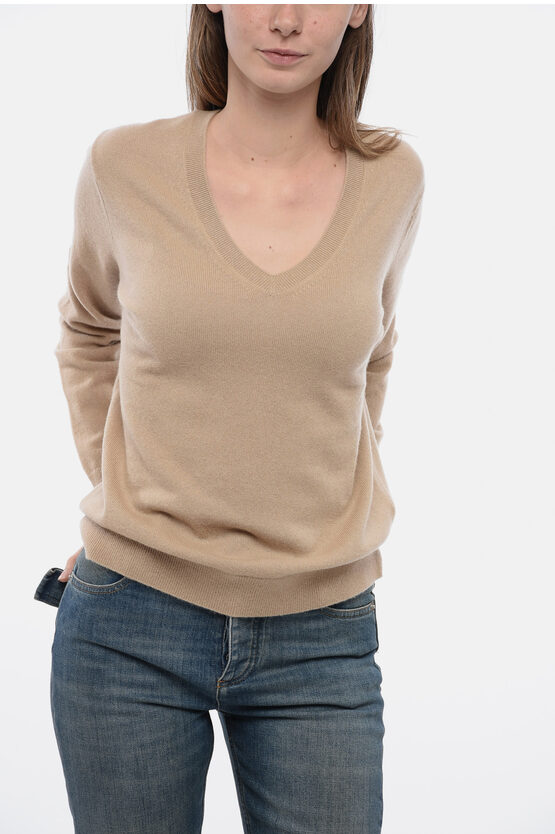 Shop Vince V Neck Pure Cashmere Sweater