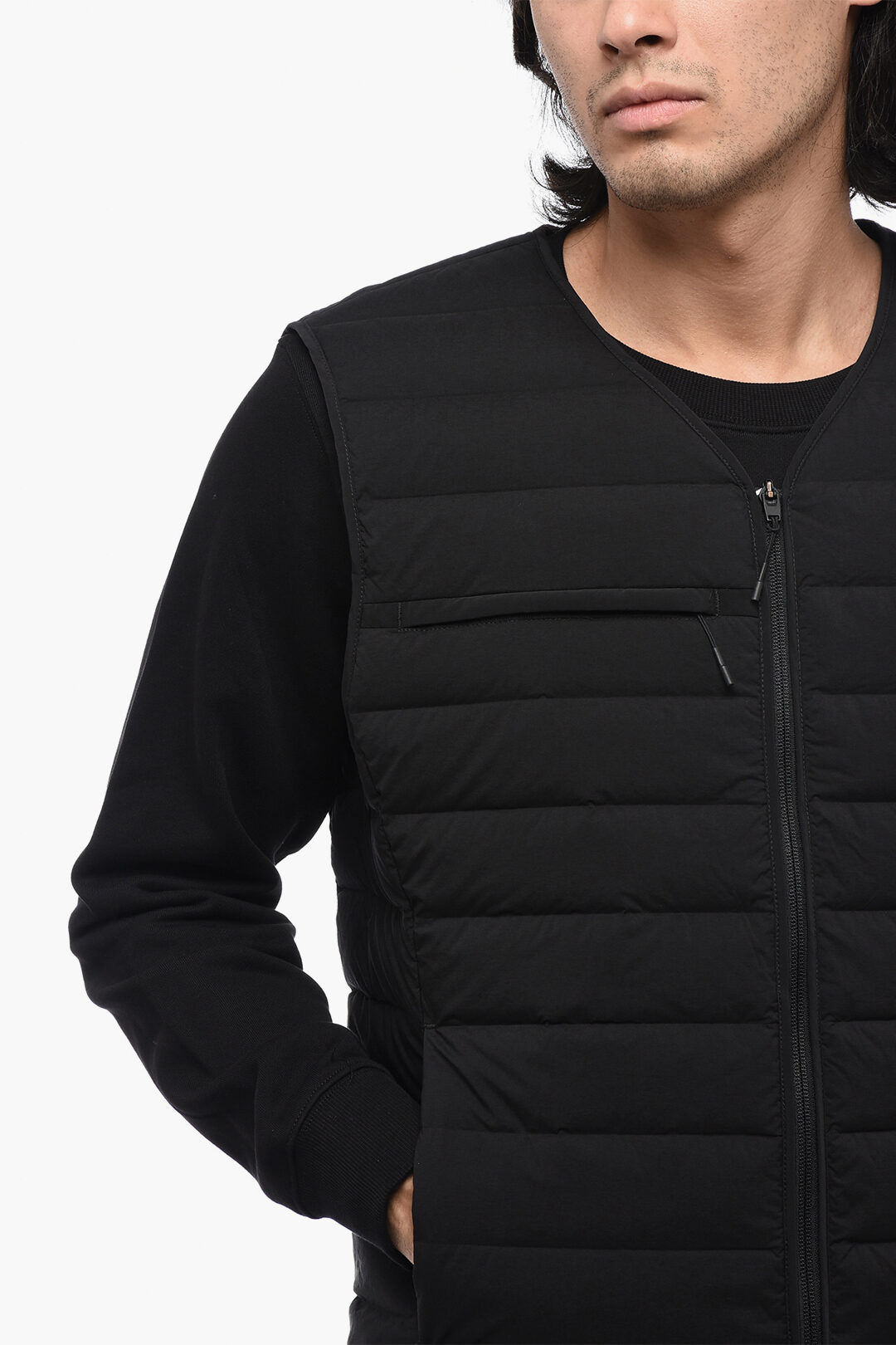 Y-3 by Yohji Yamamoto V-Neck Sleeveless Quilted Down Jacket men - Glamood  Outlet