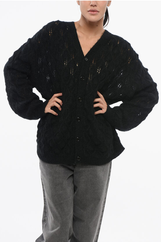 1989 Studio V-neck Solid Color Cardigan