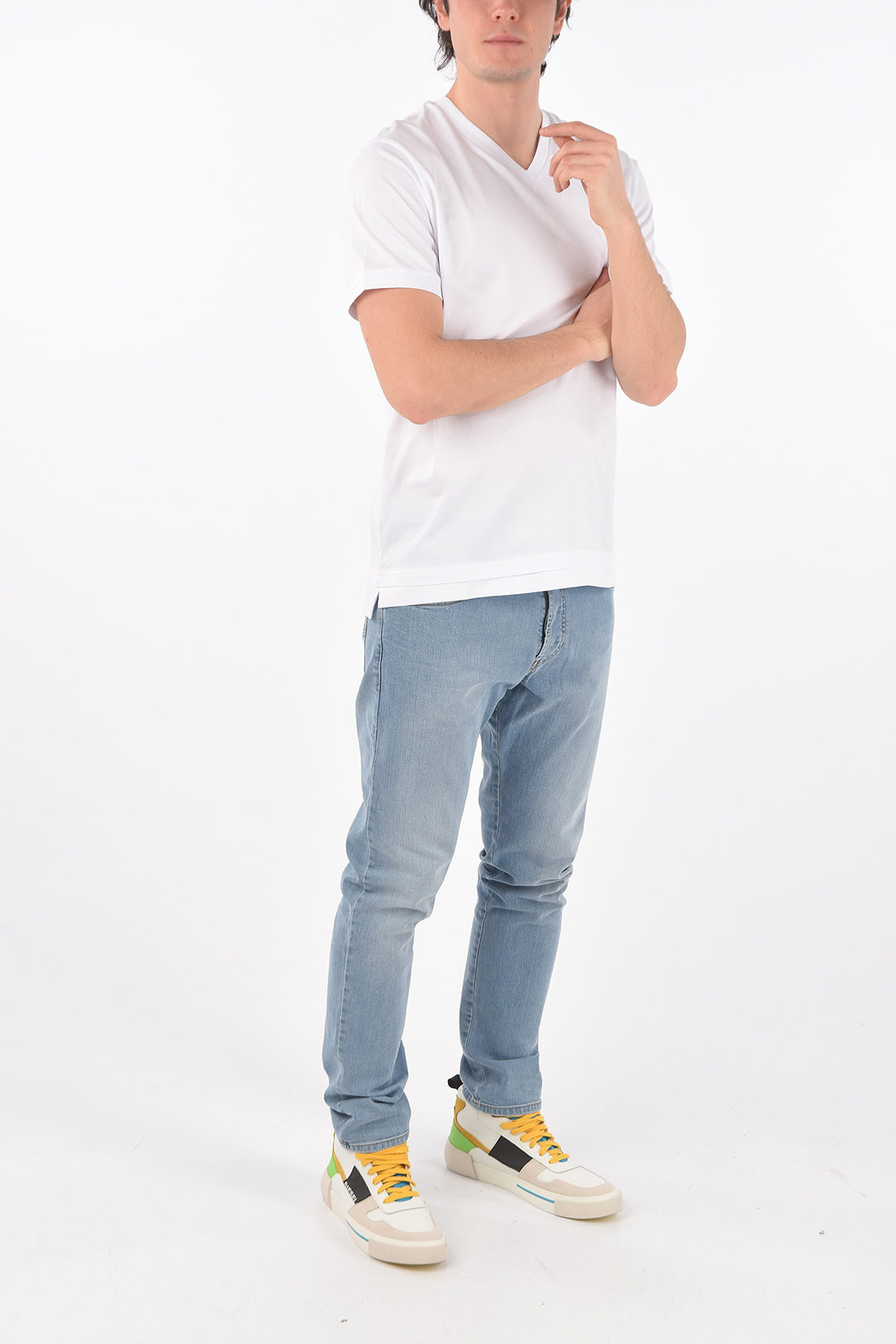 Diesel v-neck T-CHERUBIK-NEW2 t-shirt men - Glamood Outlet