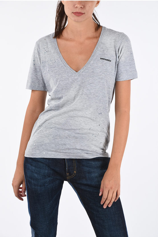 V-Neck T-shirt women - Glamood Outlet
