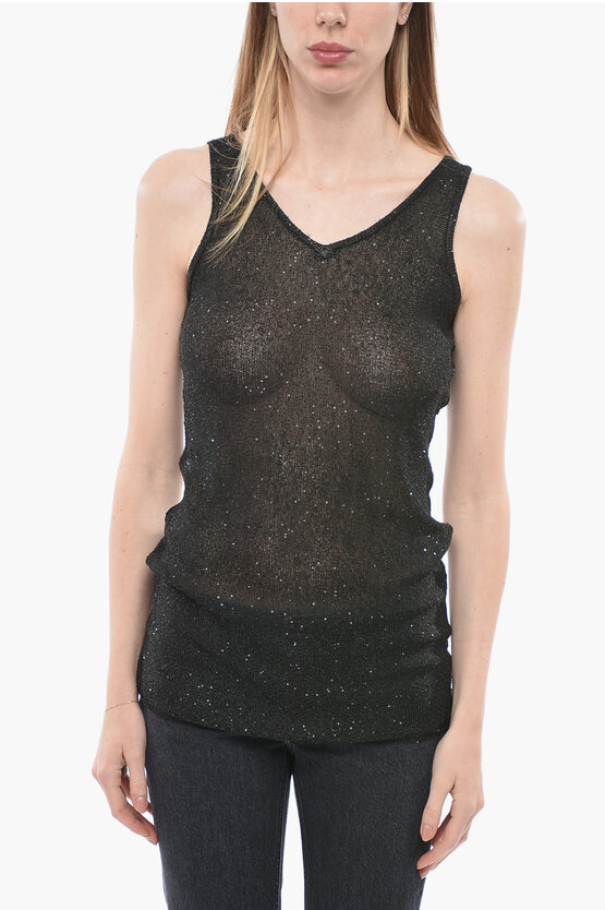 Shop Remain V-neck Tank Top With Sequin