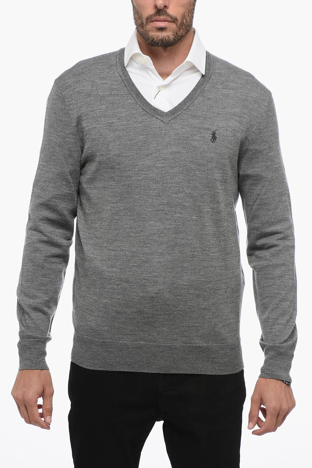 Ralph Lauren all outlet wool V-neck sweater