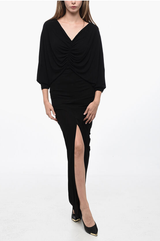 Saint Laurent Draped Dress