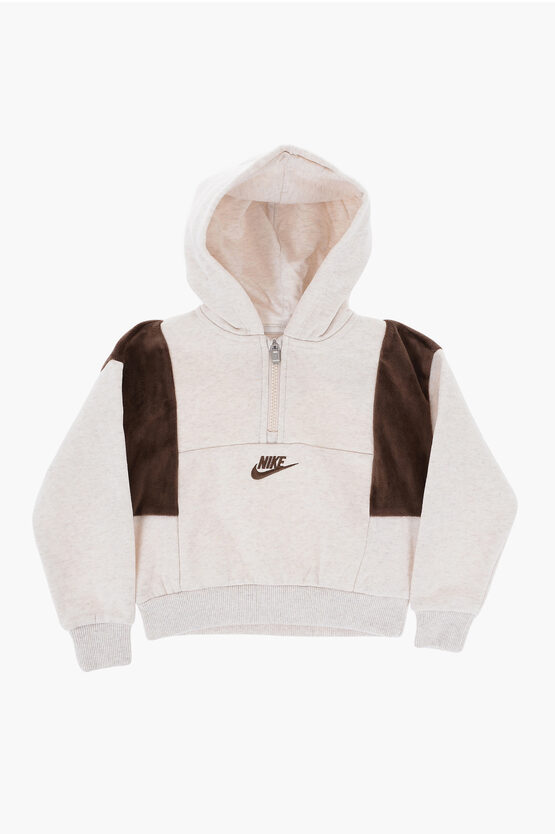 Velvet Details Joggers and Half Zip Hoodie HOME SWOOSH HOME Set