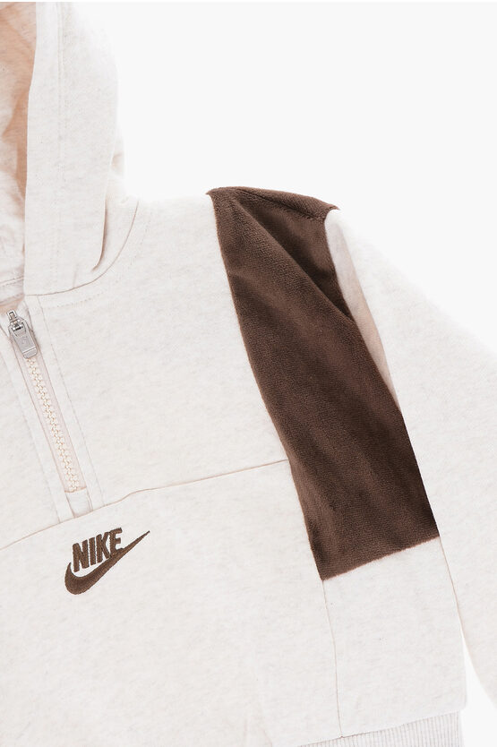 Velvet Details Joggers and Half Zip Hoodie HOME SWOOSH HOME Set