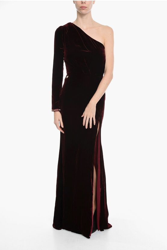 Velvet One-Shoulder… - image