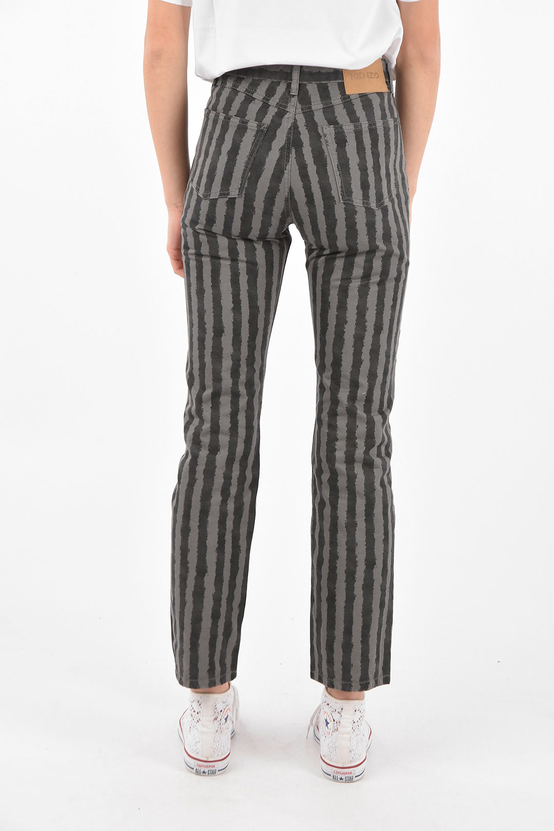 See By Chloé vertical-stripe Straight Trousers - Farfetch