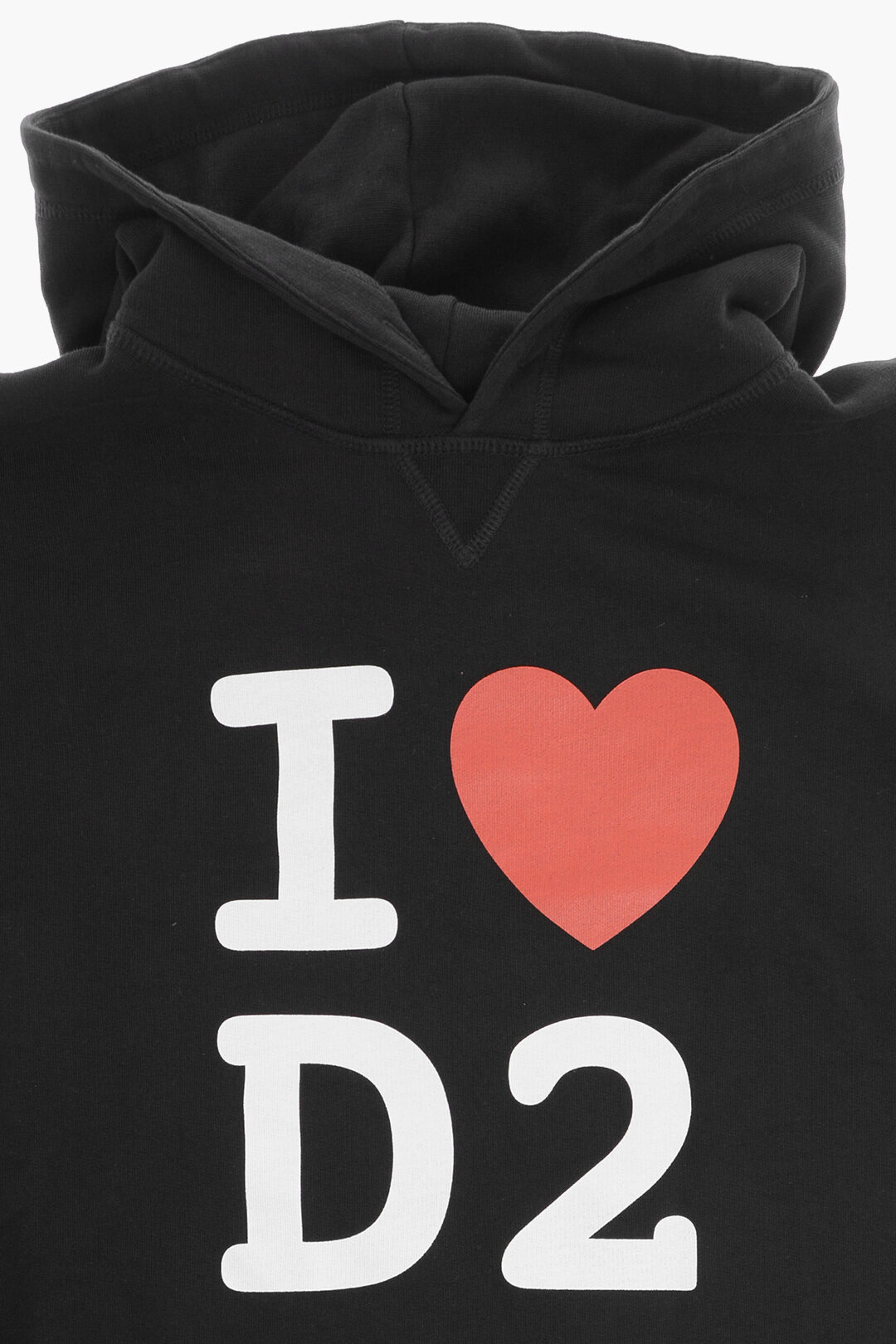 Dsquared2 Kids Vestito a Felpa con Stampa Logo e Cappuccio bambina