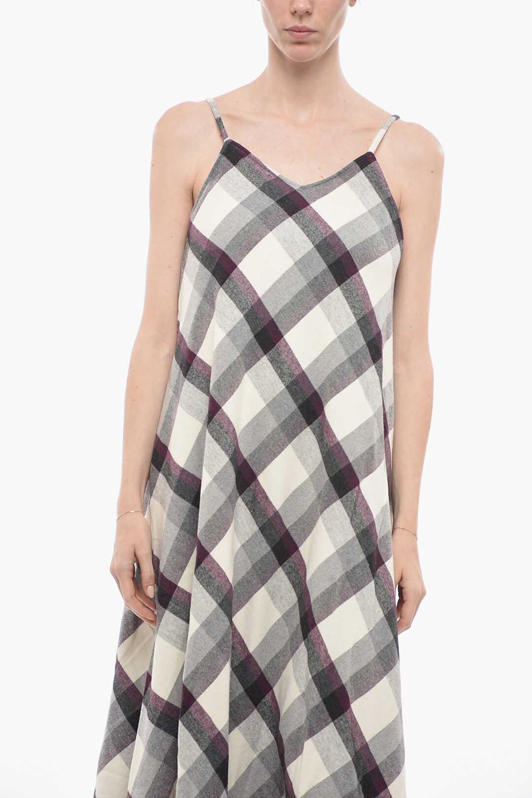 Woolrich Vestito Lungo ARCHIVE Con fantasia A Quadri donna