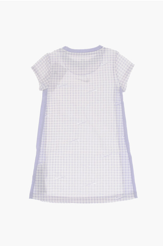 Vestito T-Shirt a Quadri 