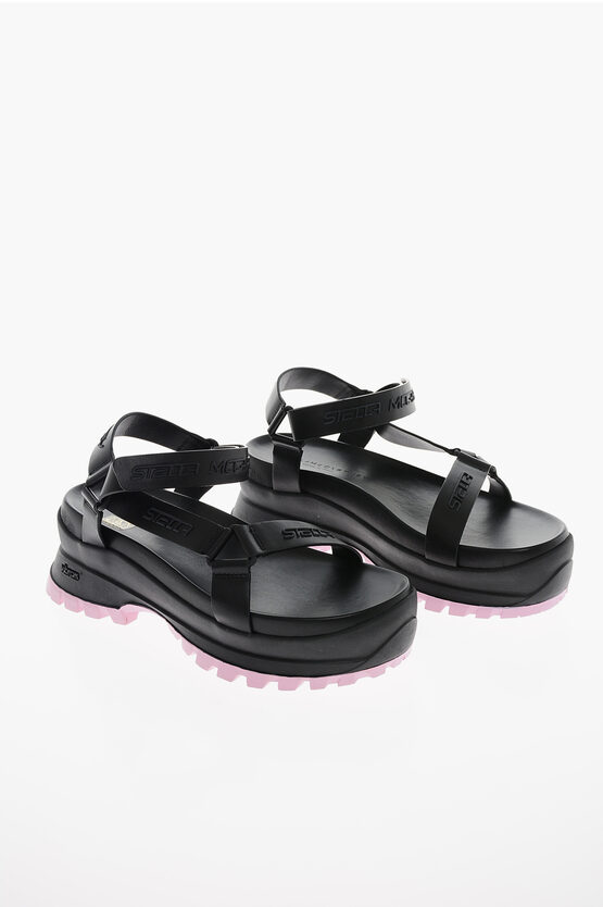 Stella McCartney Vibram Sole TRACE Sandals with Logoed Strap