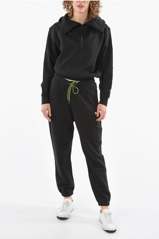 Reebok VICTORIA BECKHAM Cropped Jumper with Cowl Neck and Back
