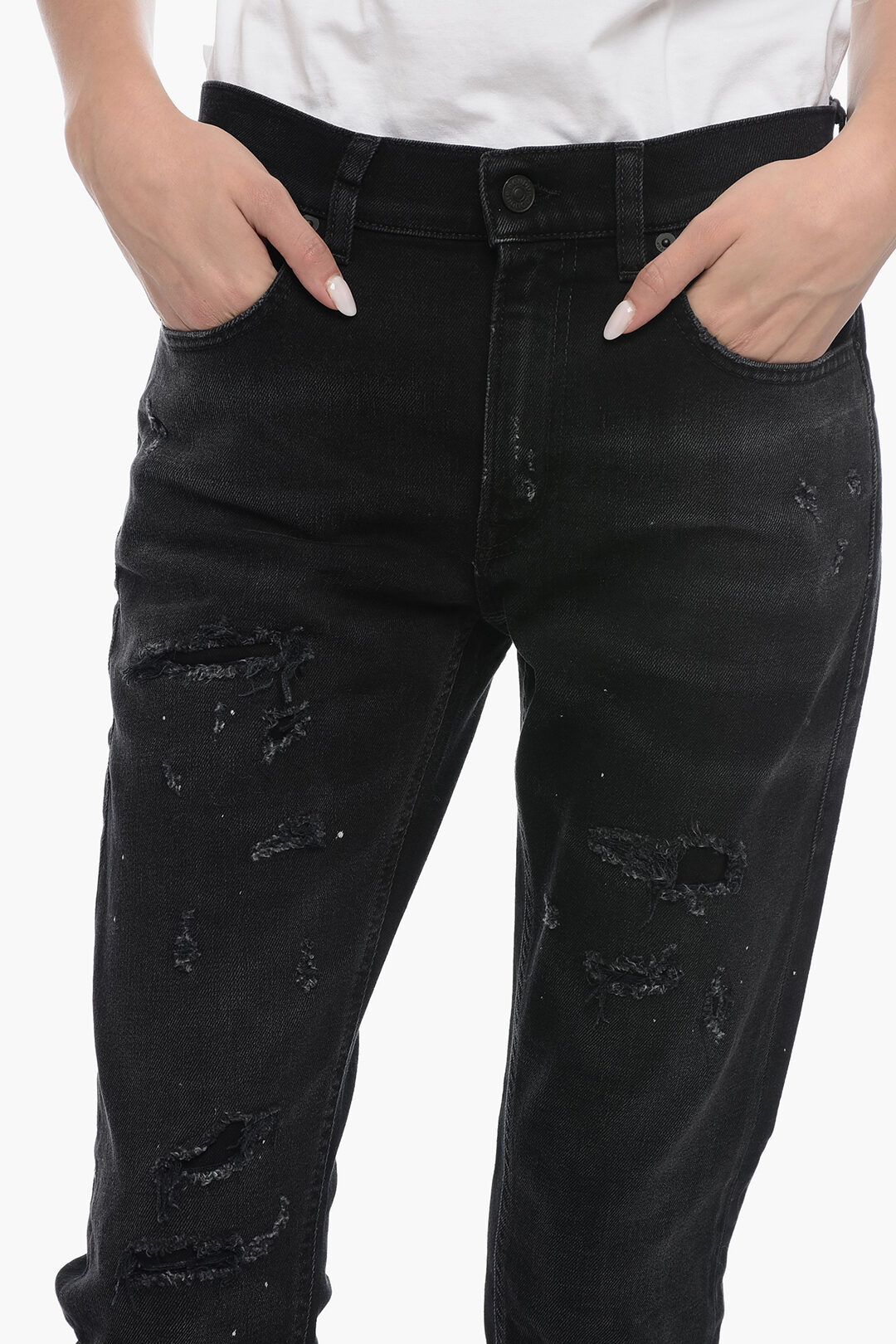 Dondup Vintage Effect Carrot Fit MILA Denims 15cm women Glamood