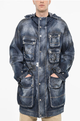 Maison Margiela MM6 Satin Oversized Bomber Jacket with