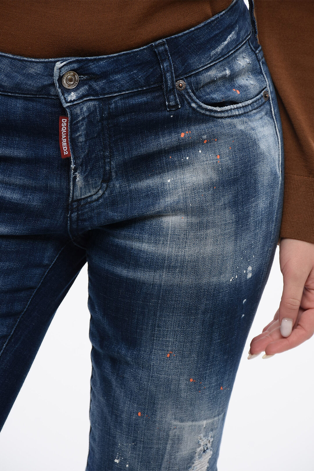Fashionable Personalized Retro Skinny Jeans For Women