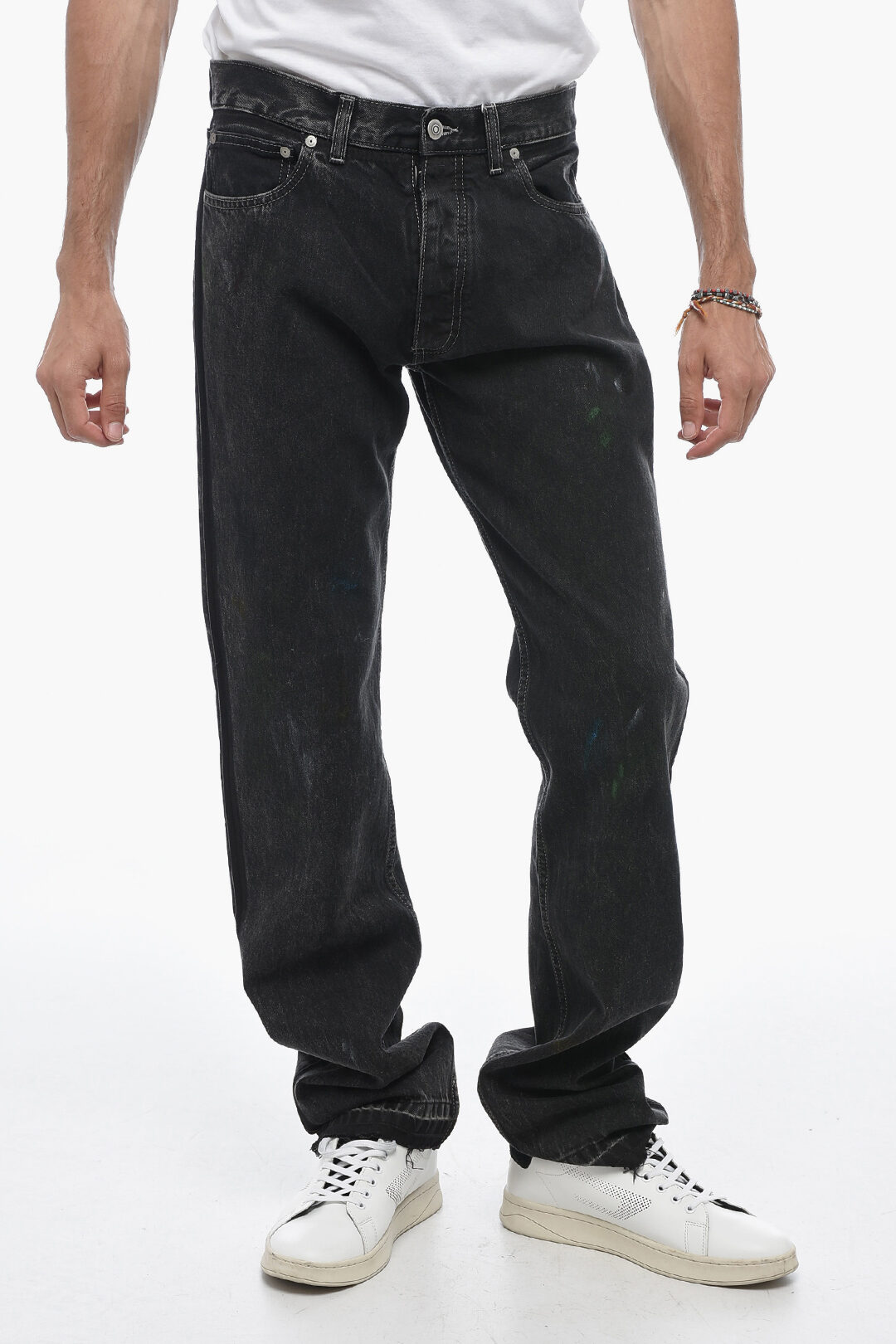 Maison Margiela Vintage Effect Straight Fit Jeans men Glamood Outlet