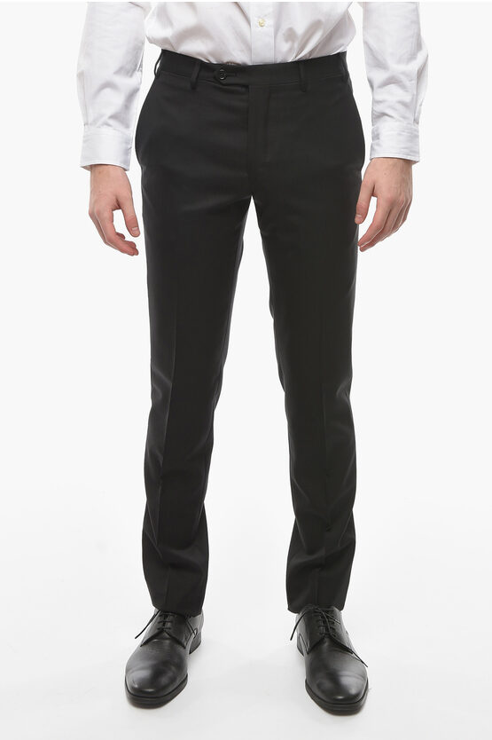 Shop Corneliani Virgin Wool Academy Pants