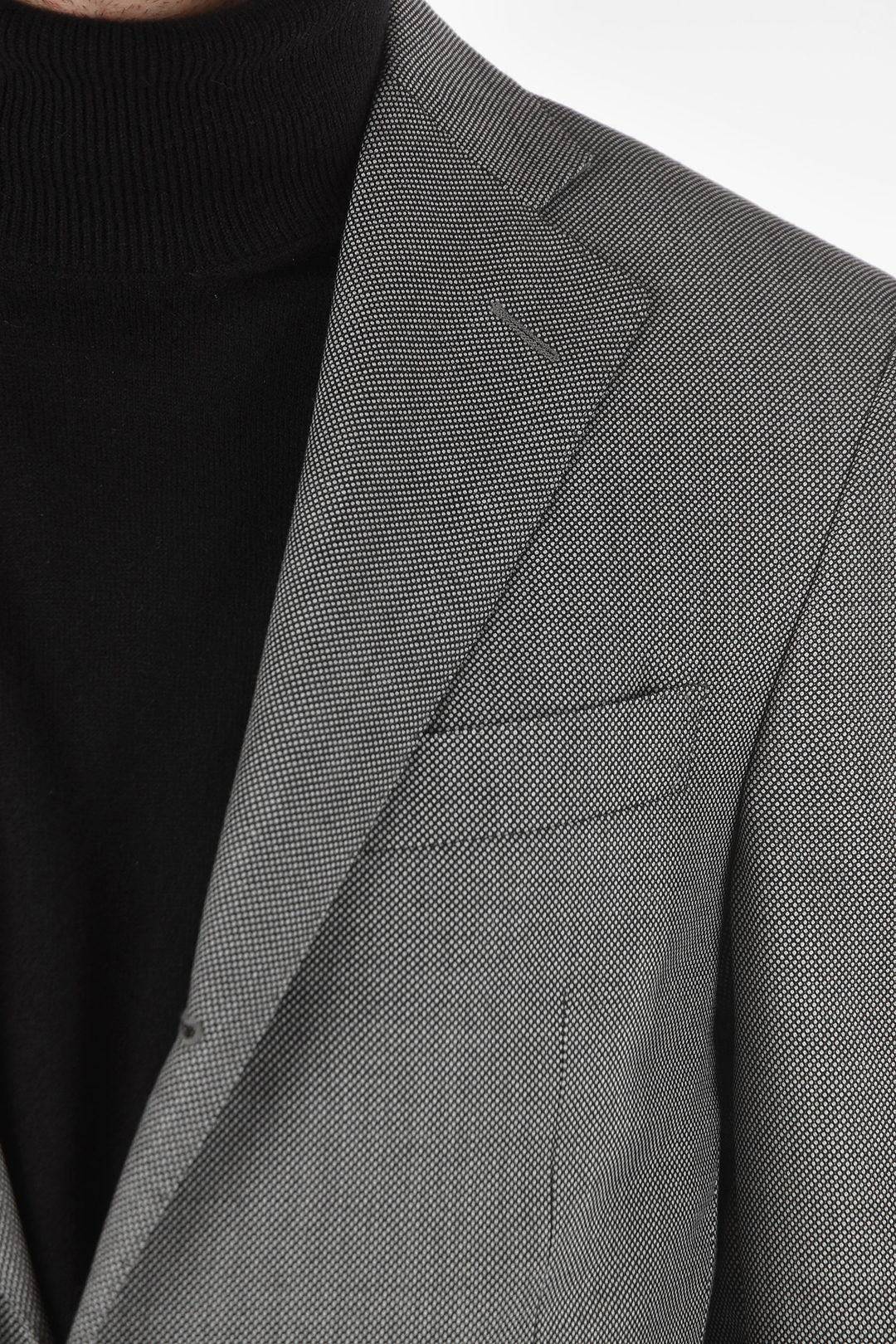 Corneliani Virgin Wool ACADEMY Suit with Bird's Eye Pattern men ...