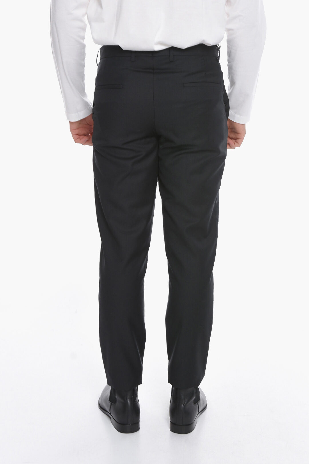 Armani Virgin Wool and Cashmere-blend Trousers men - Glamood Outlet