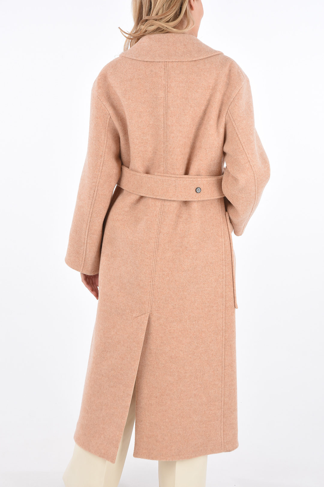 belted maxi coat