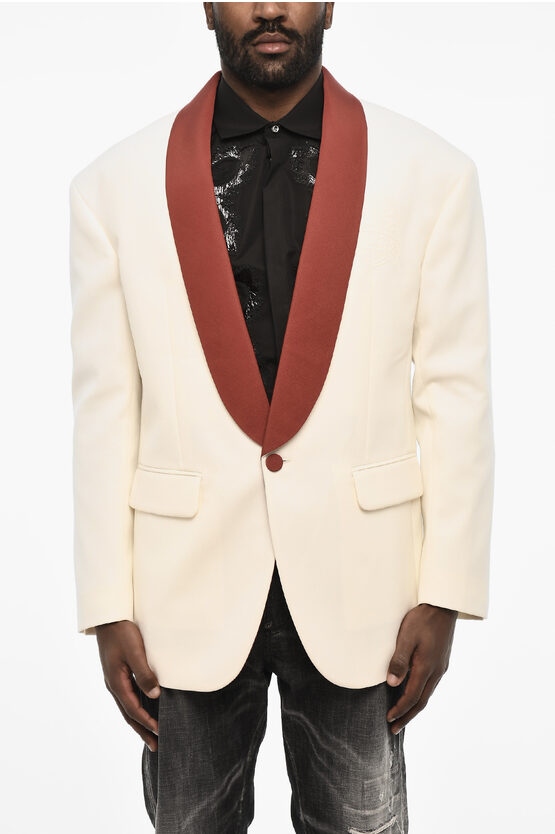 Dsquared2 Virgin Wool Blend 1 Buttons Blazer