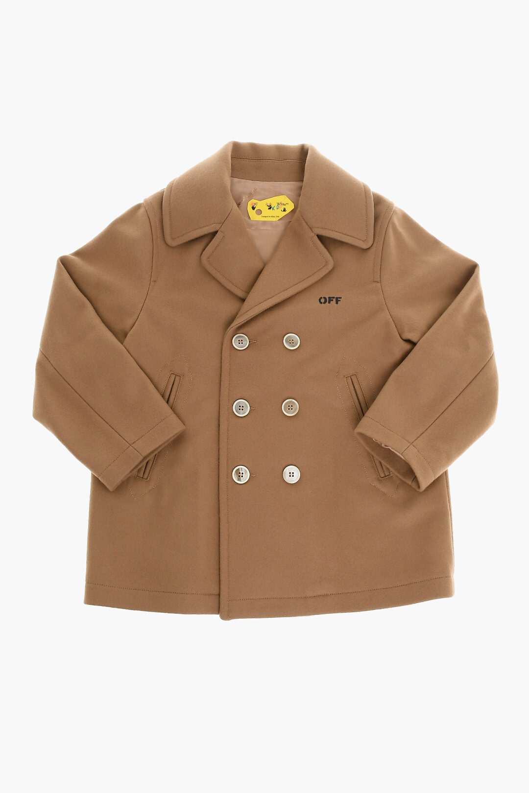 Kids double hot sale breasted coat