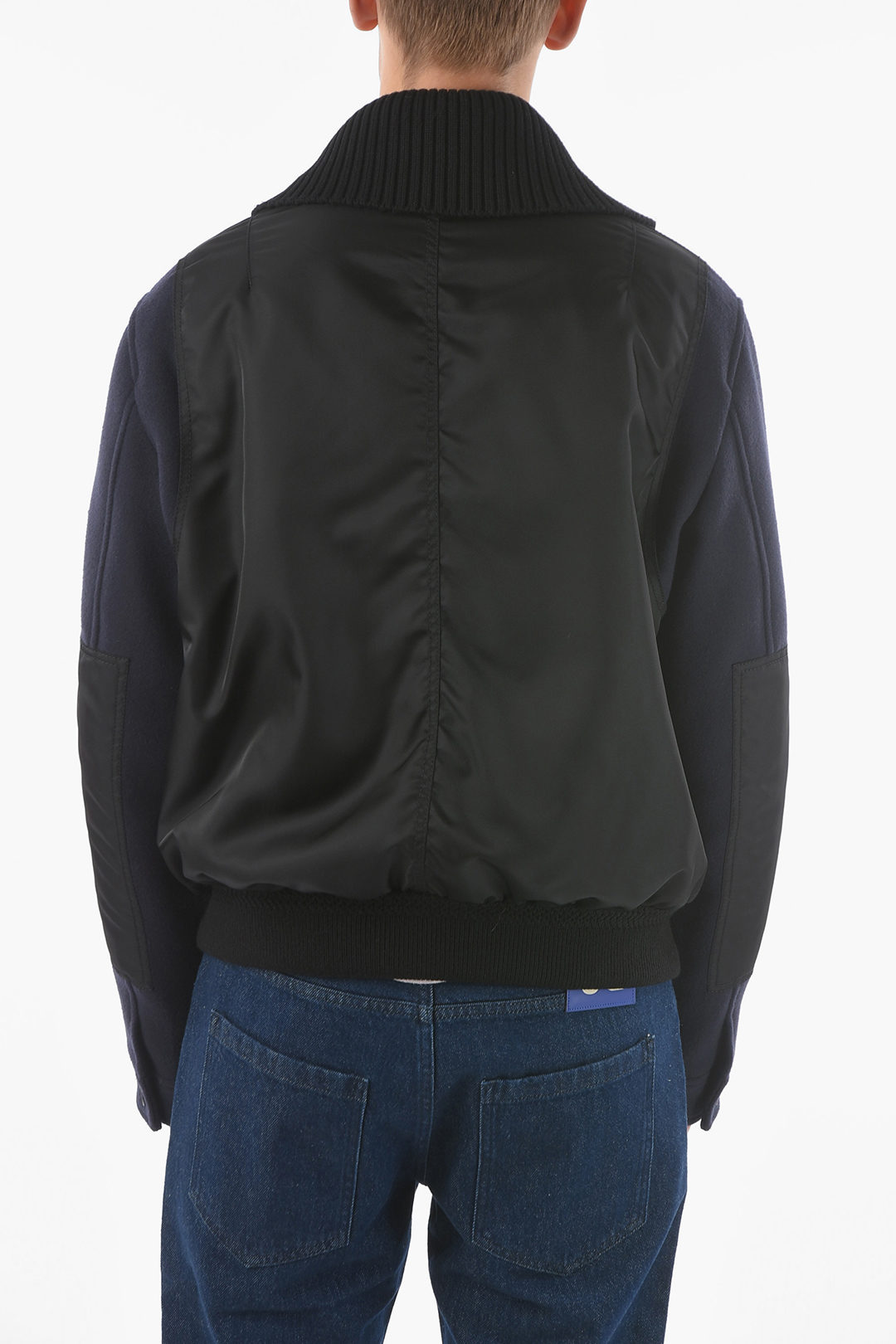 【送料&関税込】Versace Virgin Wool Blend Jacket Versace Virgin Wool Blend Zip-up Padded Jacket 남성