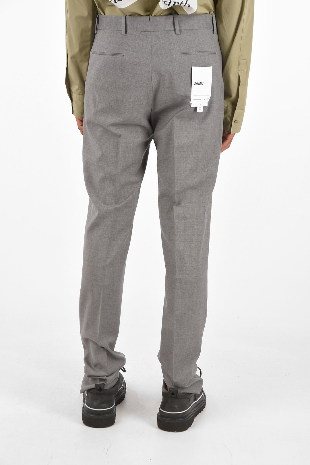 OAMC virgin wool CESAR SUIT High Waist Pants men - Glamood