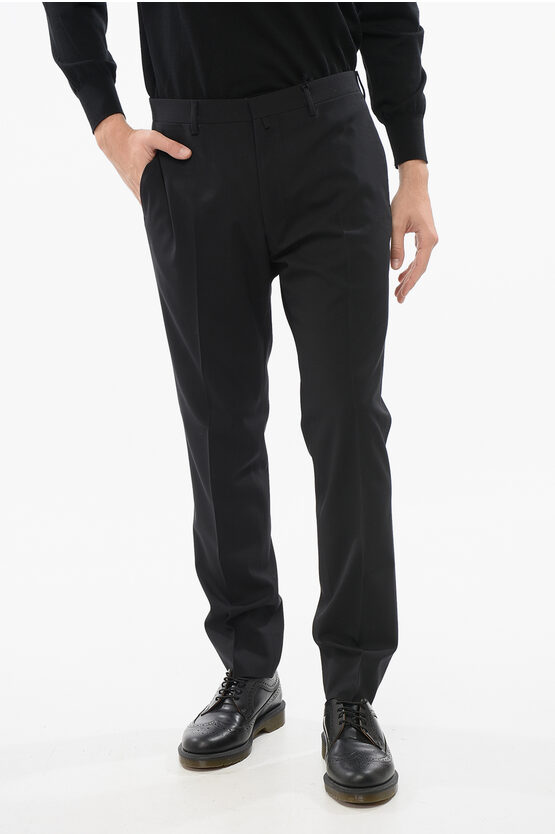 Corneliani Virgin Wool Circle Pants