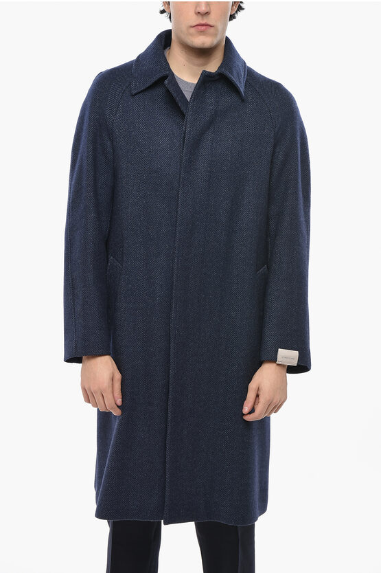 Virgin Wool Coat Wi…