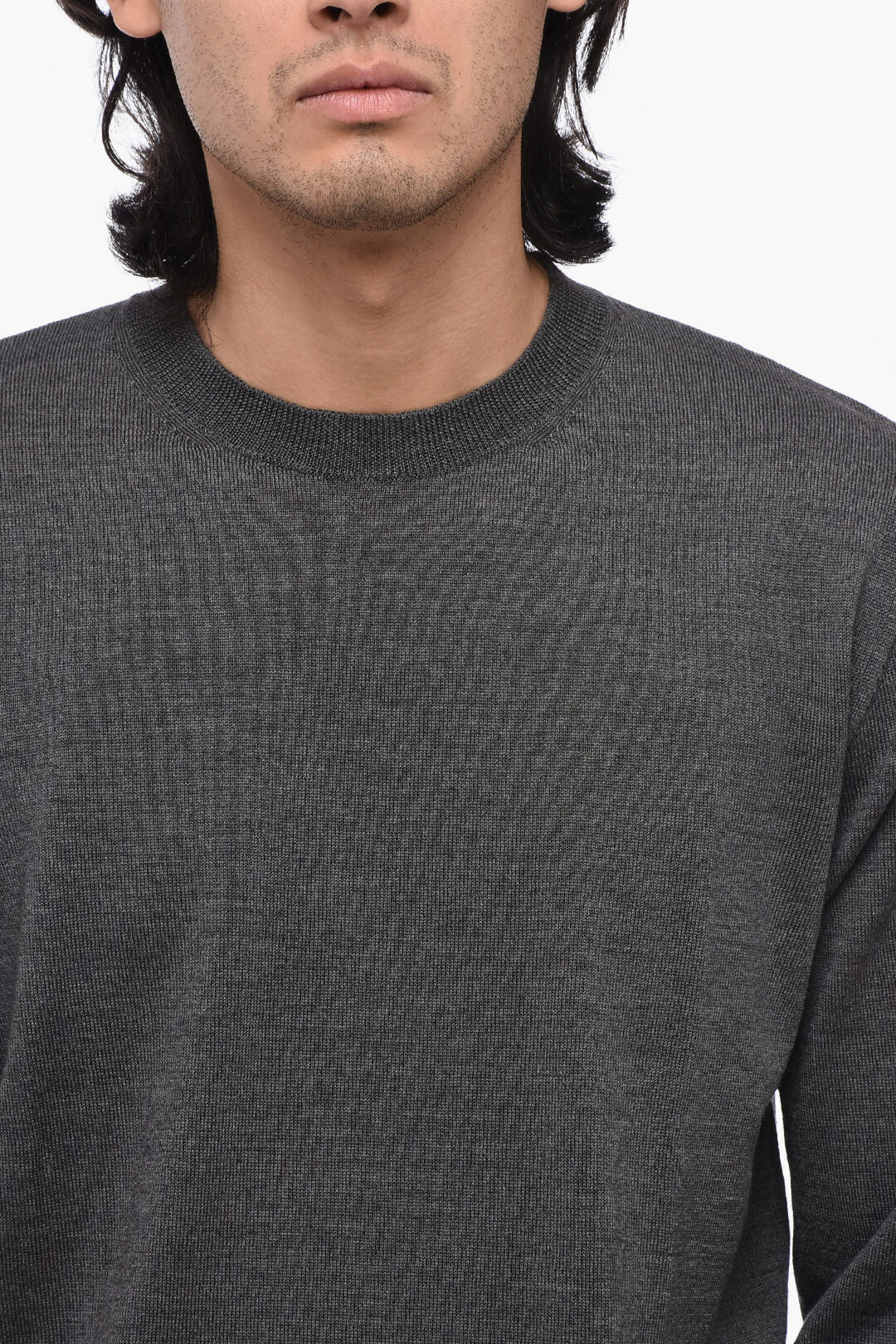 【送料&関税込】Dsquared2 Virgin Wool Crew-neck Sweater Dsquared2 - Virgin wool crew-neck sweater black - The Corner